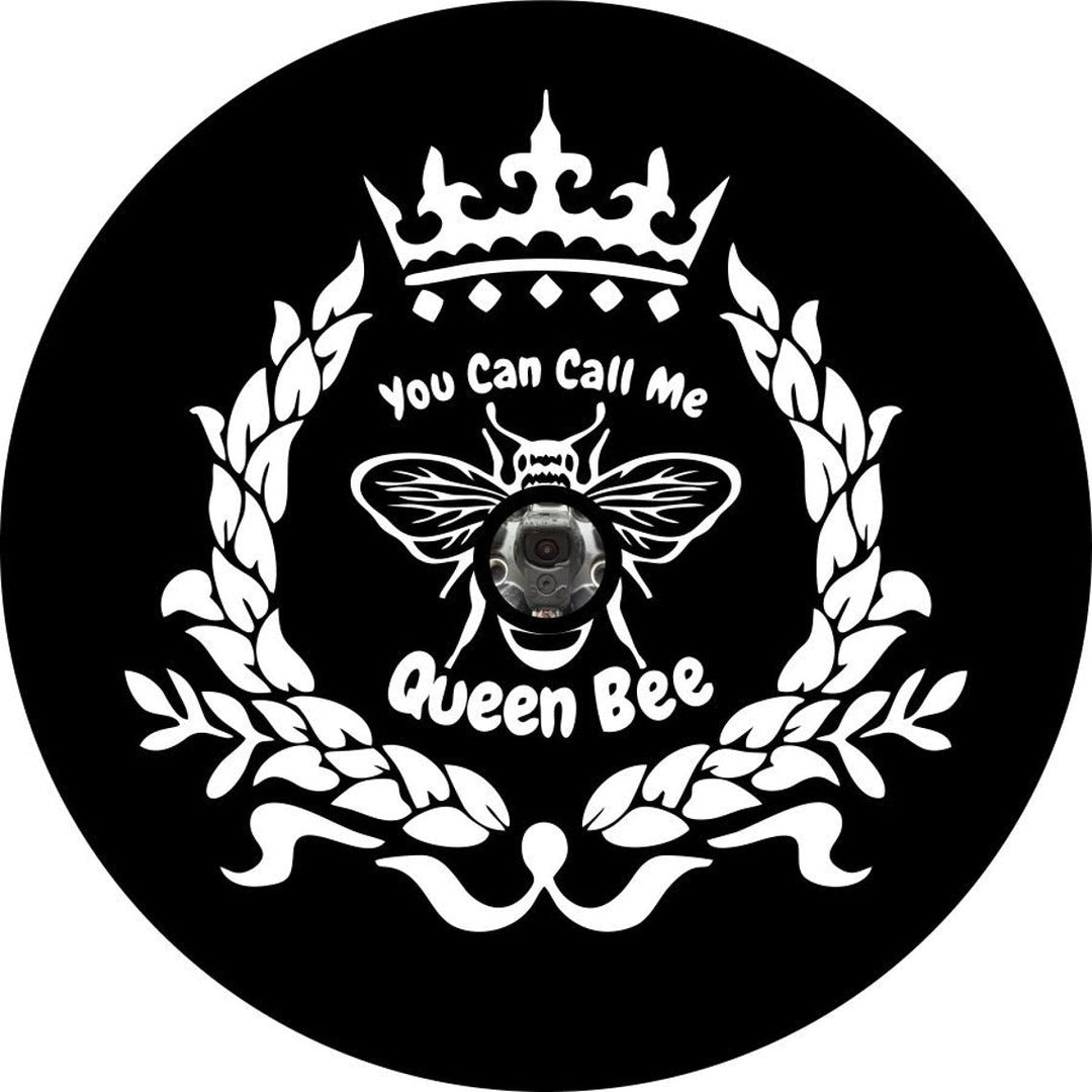 You Can Call Me Queen Bee Spare Tire Cover Design for Jeep, Campers, Broncos & More