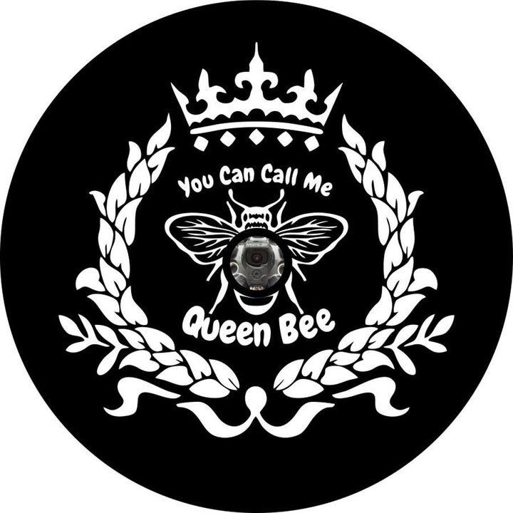 You Can Call Me Queen Bee Spare Tire Cover Design for Jeep, Campers, Broncos & More