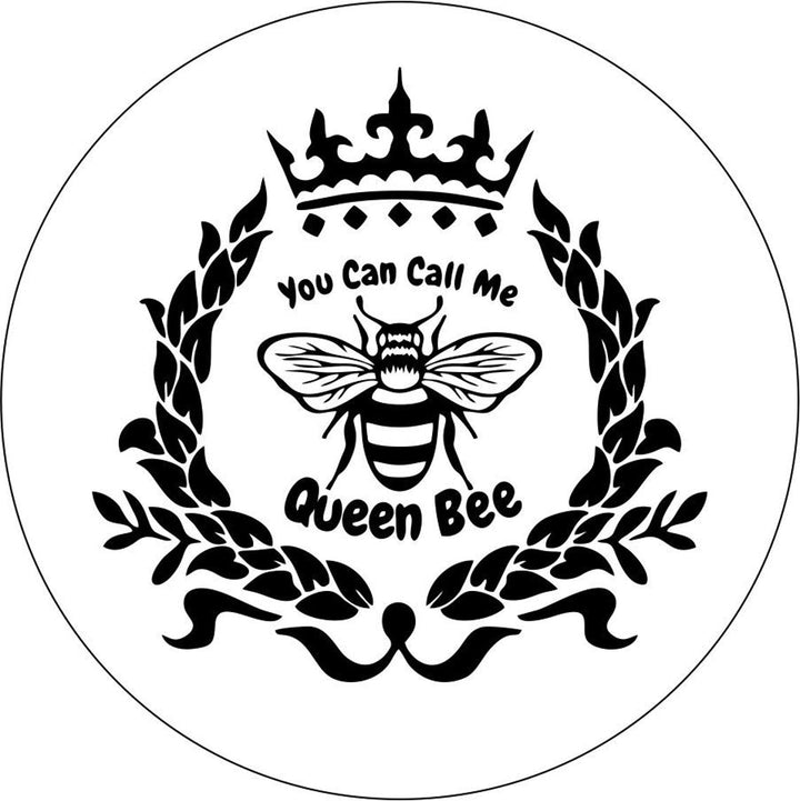 You Can Call Me Queen Bee Spare Tire Cover Design for Jeep, Campers, Broncos & More