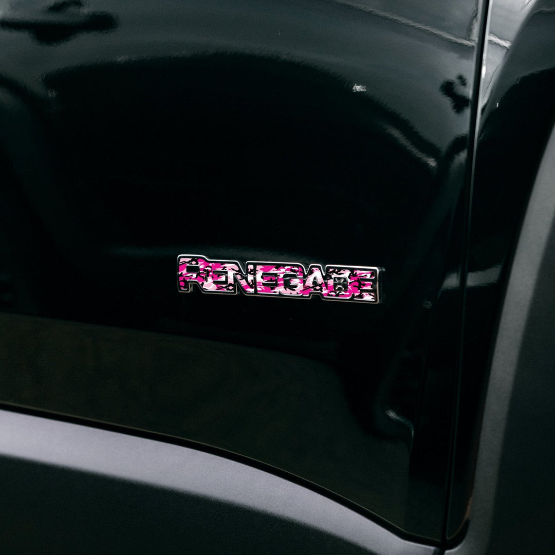 RENEGADE Door Emblem Overlay Decal Set | Fits 2015 and newer models