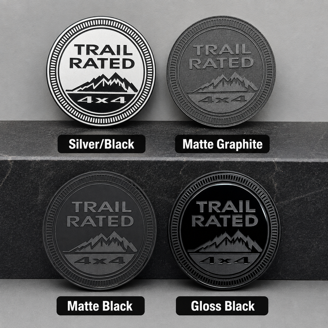 Jeep Engraved "TRAIL RATED" Emblem