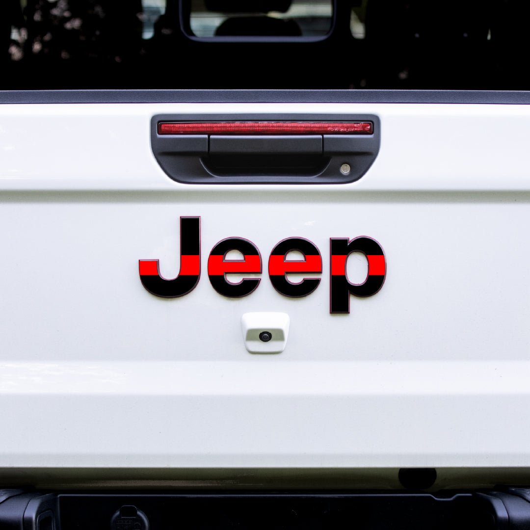 JEEP Gladiator Emblem Overlay Decal Set | Fits 2020+ Jeep Gladiator