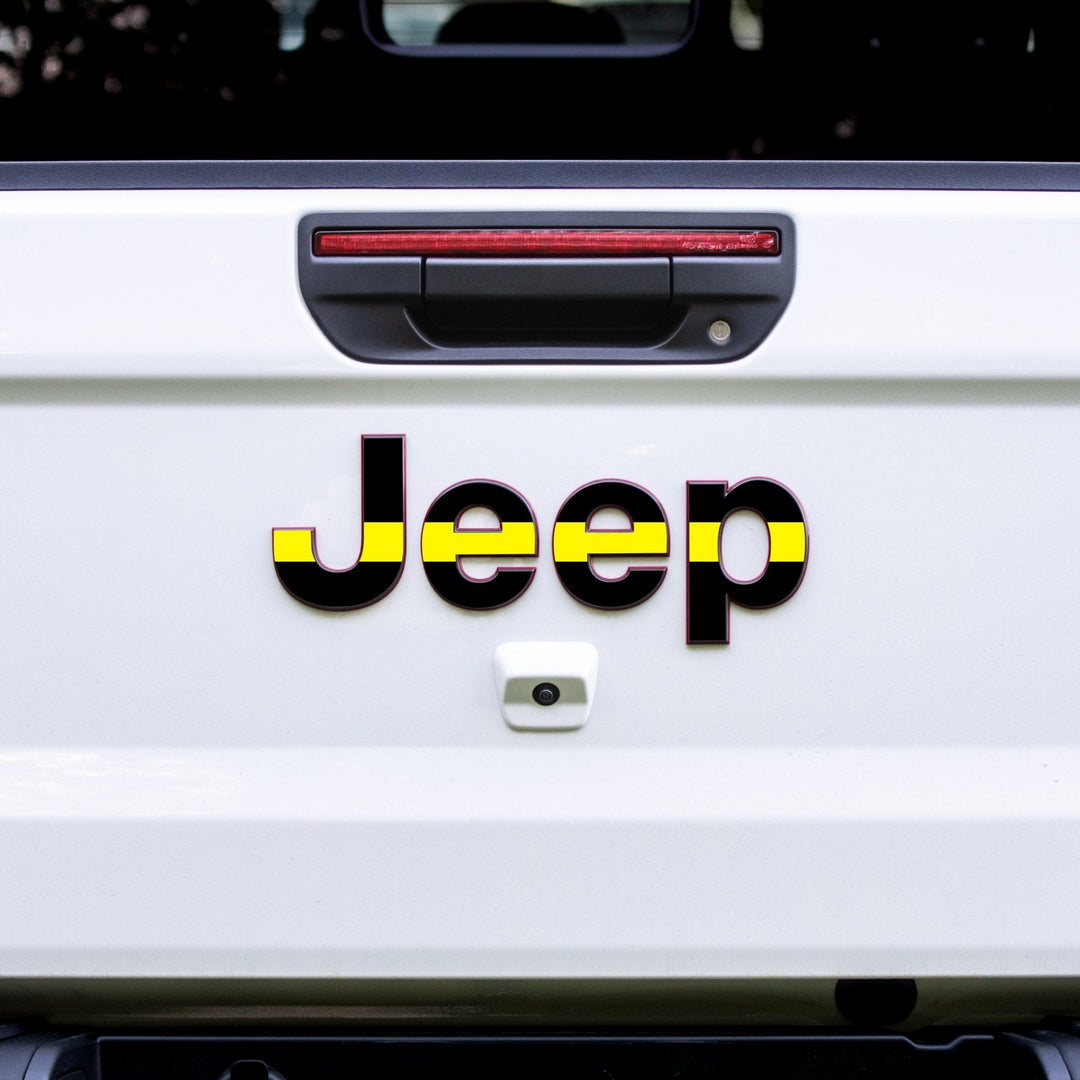 JEEP Gladiator Emblem Overlay Decal Set | Fits 2020+ Jeep Gladiator