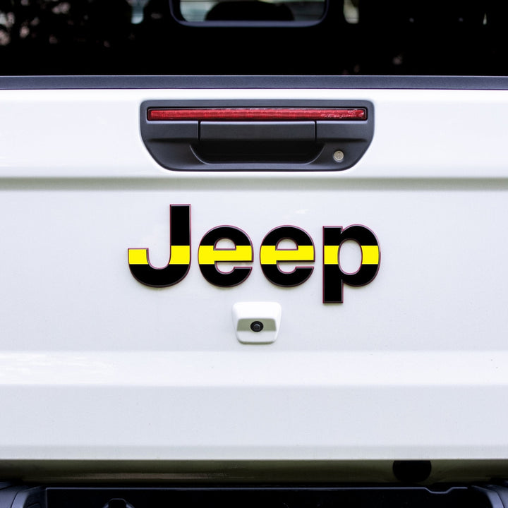 JEEP Gladiator Emblem Overlay Decal Set | Fits 2020+ Jeep Gladiator