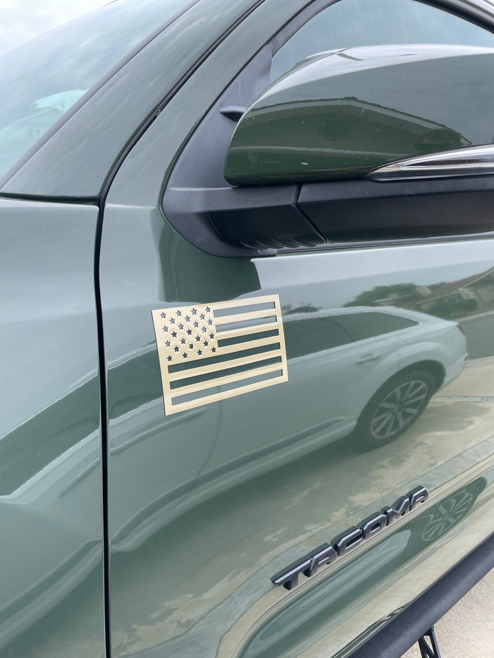 American Flag Magnet Set  - Desert Tan / FDE (Premium Color)