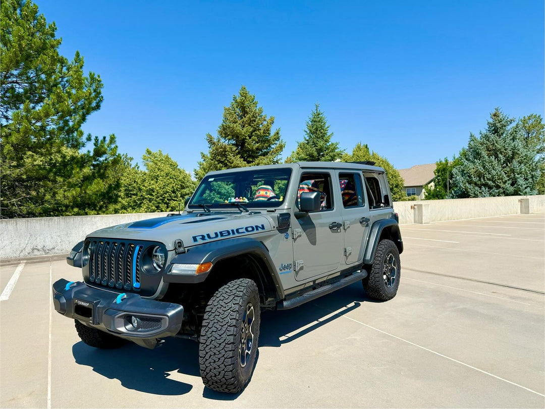Grille Inserts Color Matched for 18-23 Wrangler JL Gladiator JT