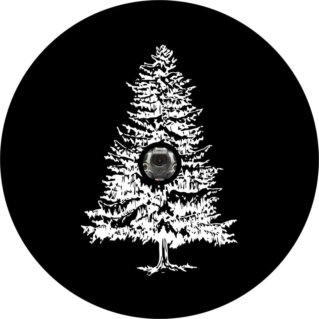 Simple Christmas Tree Holiday Spare Tire Cover - Jeep, Bronco, RV, Camper, Trailers, & More