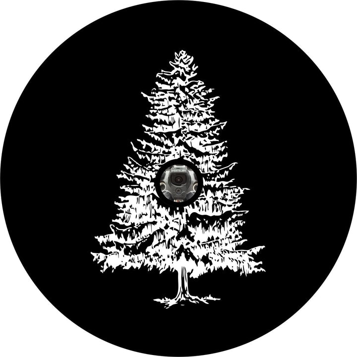 Simple Christmas Tree Holiday Spare Tire Cover - Jeep, Bronco, RV, Camper, Trailers, & More