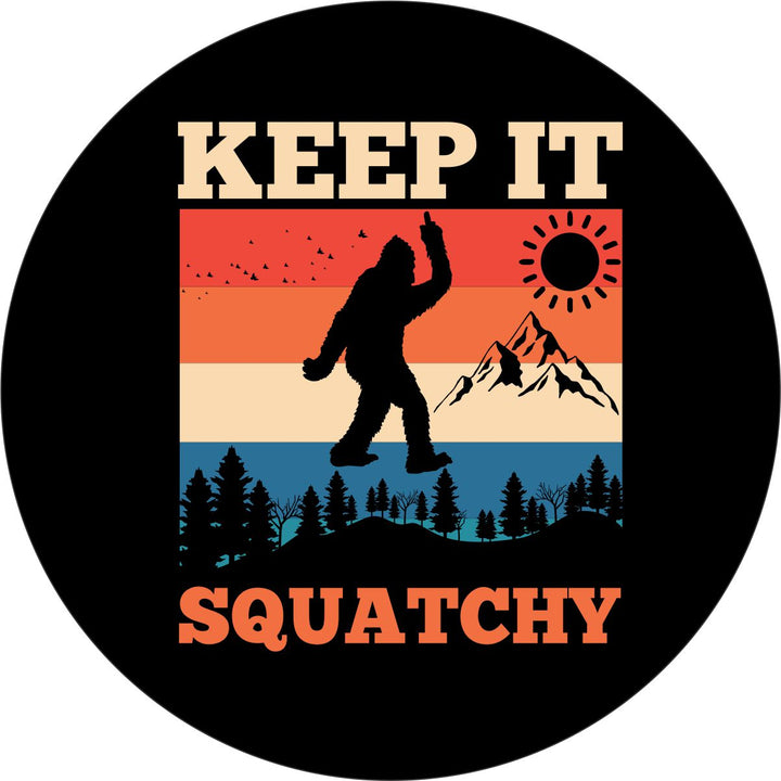 Bigfoot Sasquatch - Keep it Squatchy | Spare Tire Covers for Jeep, RV, Bronco, Campers, & More