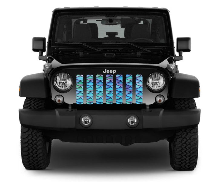 Mermaid Scales Jeep Grille Insert