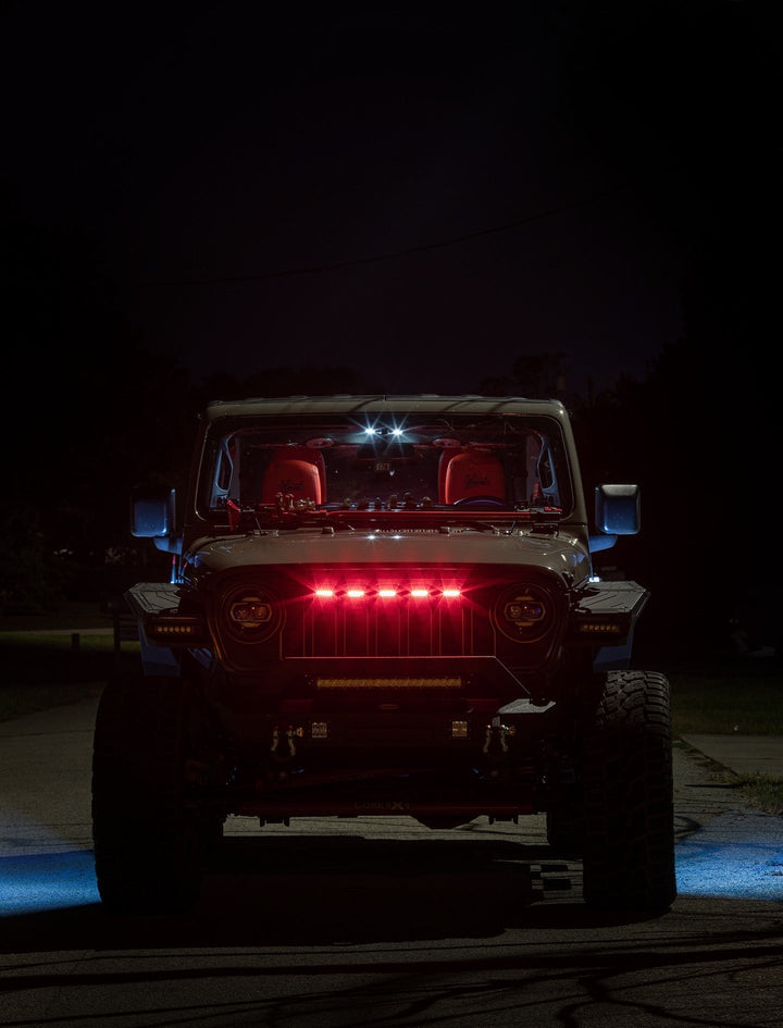 Prerunner Amber/RGB Grille Lights for 24-26 JL JT Grille