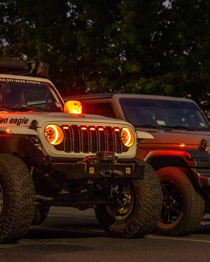 Prerunner Amber/RGB Grille Lights for 24-26 JL JT Grille