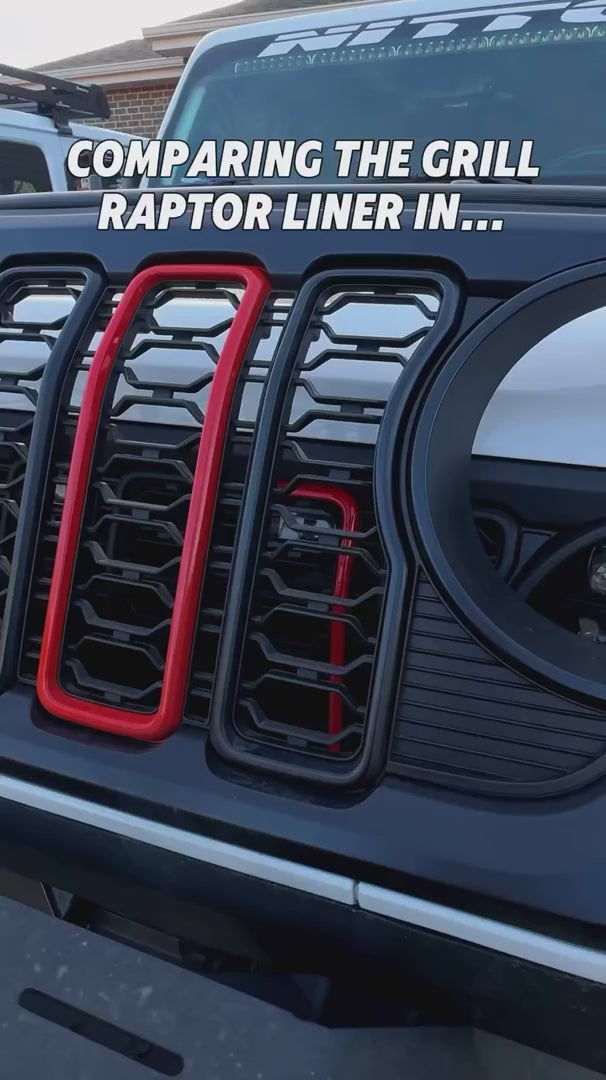 Fully Raptorized 24 Front Grille for 2024 Wrangler JL & Gladiator JT