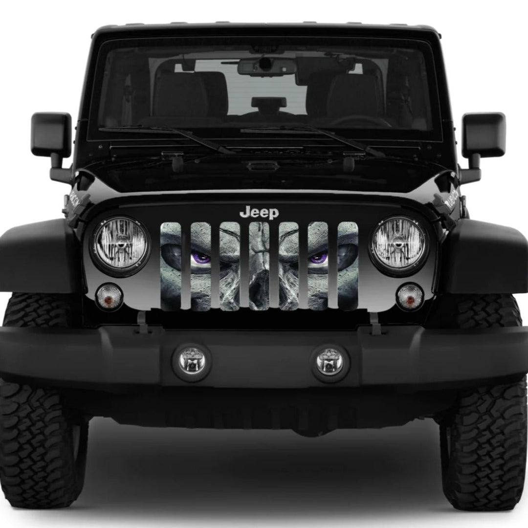 Always Watching Skeleton Eyes Jeep Grille Insert - Any Eye Color of Choice