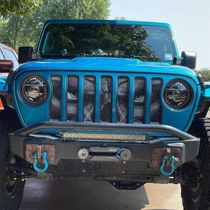 Always Watching Skeleton Eyes Jeep Grille Insert - Any Eye Color of Choice