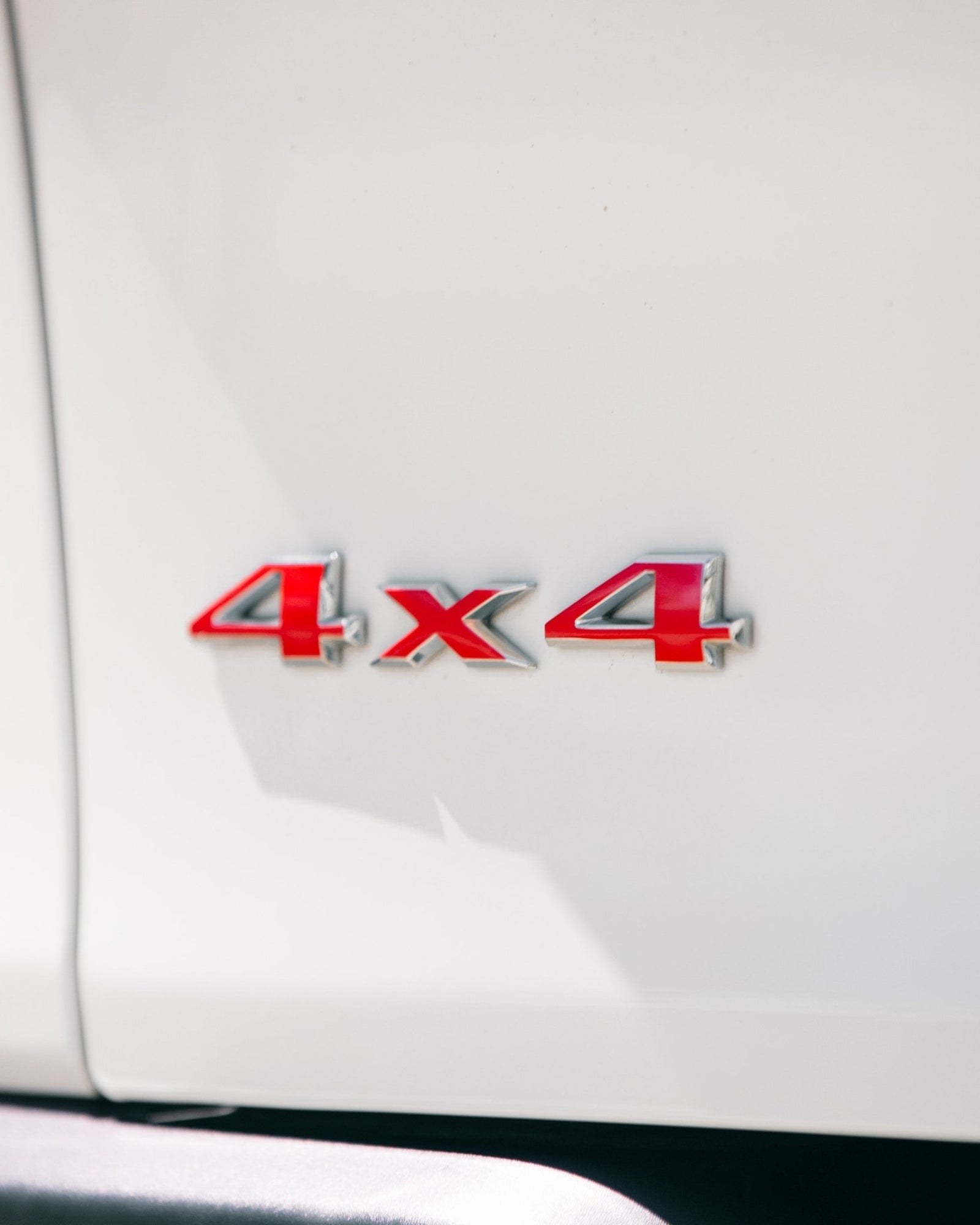 Red Jeep 4x4 decal