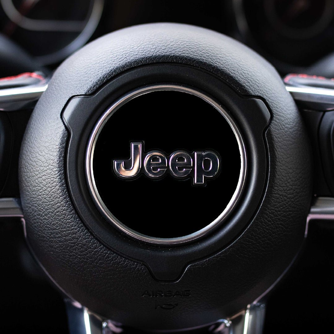 Custom Color Steering Wheel Decal for Jeep | Gladiator 2020+ | Matte Black | | Decal