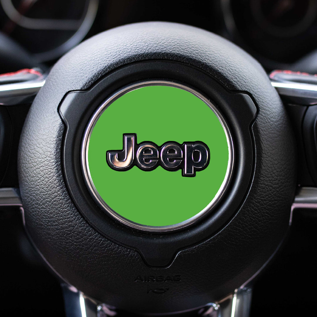 Custom Color Steering Wheel Decal for Jeep