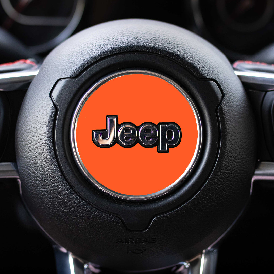 Custom Color Steering Wheel Decal for Jeep