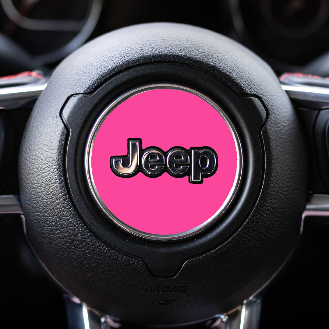 Custom Color Steering Wheel Decal for Jeep