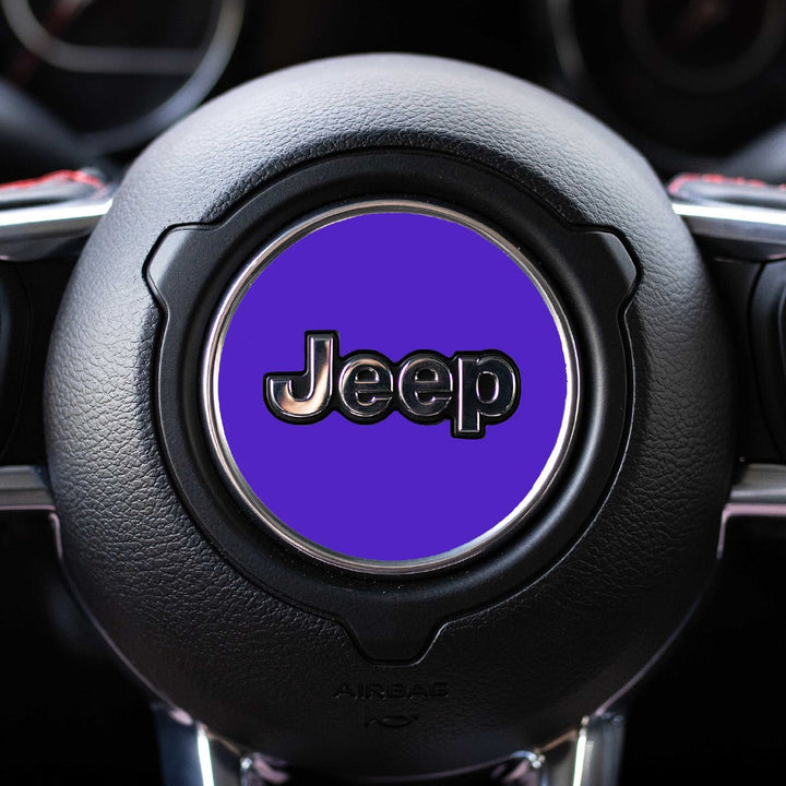 Custom Color Steering Wheel Decal for Jeep | Gladiator 2020+ | Purple | | Decal