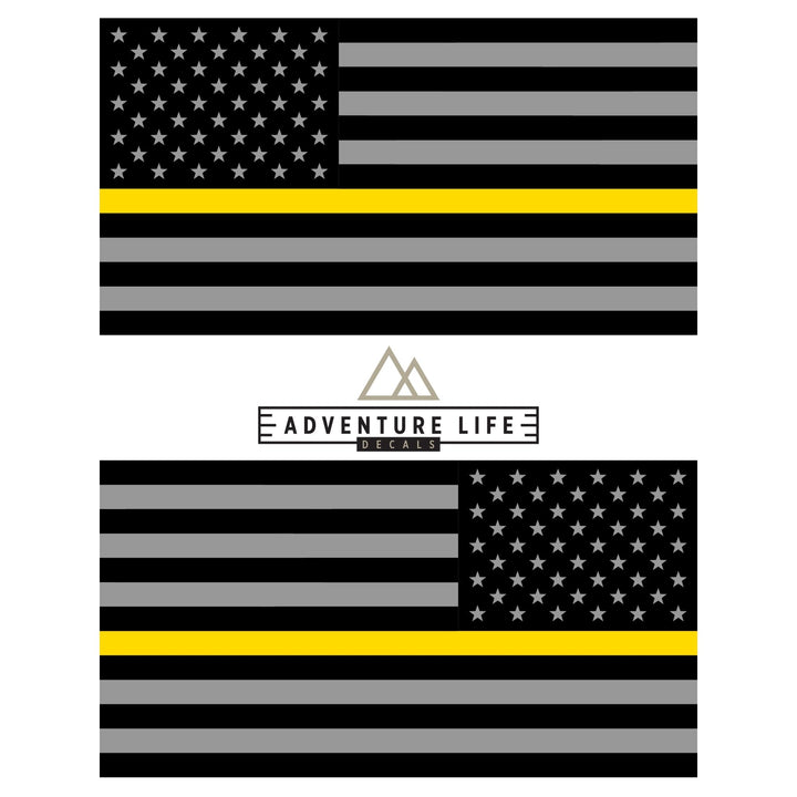 American Flag Sticker 6" x 3" | Set of 2