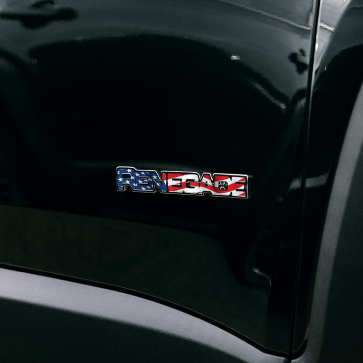 RENEGADE Emblem Decal | American Flag - fits 2015-2024 Renegade