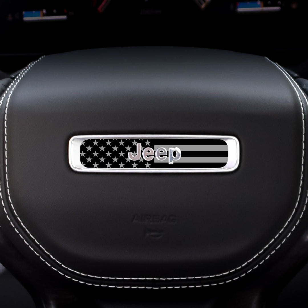 American Flag Steering Wheel Accessory for Jeep vehicles