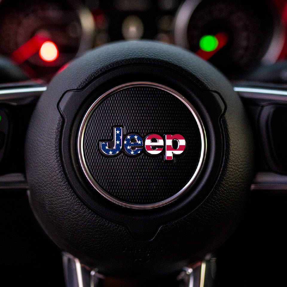 American Flag Steering Wheel