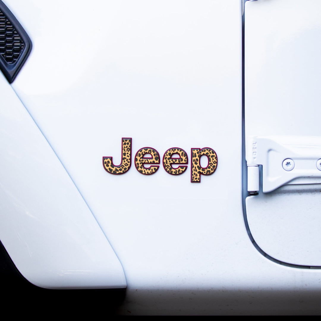 Jeep Gladiator Emblem Decal set | Animal Print