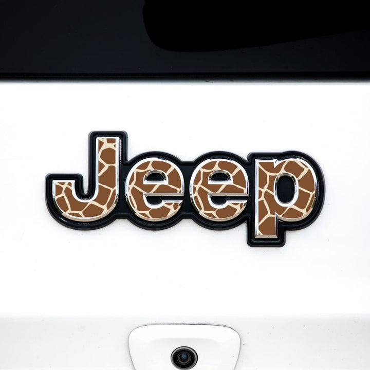 Jeep Emblem Decal set | Animal Print