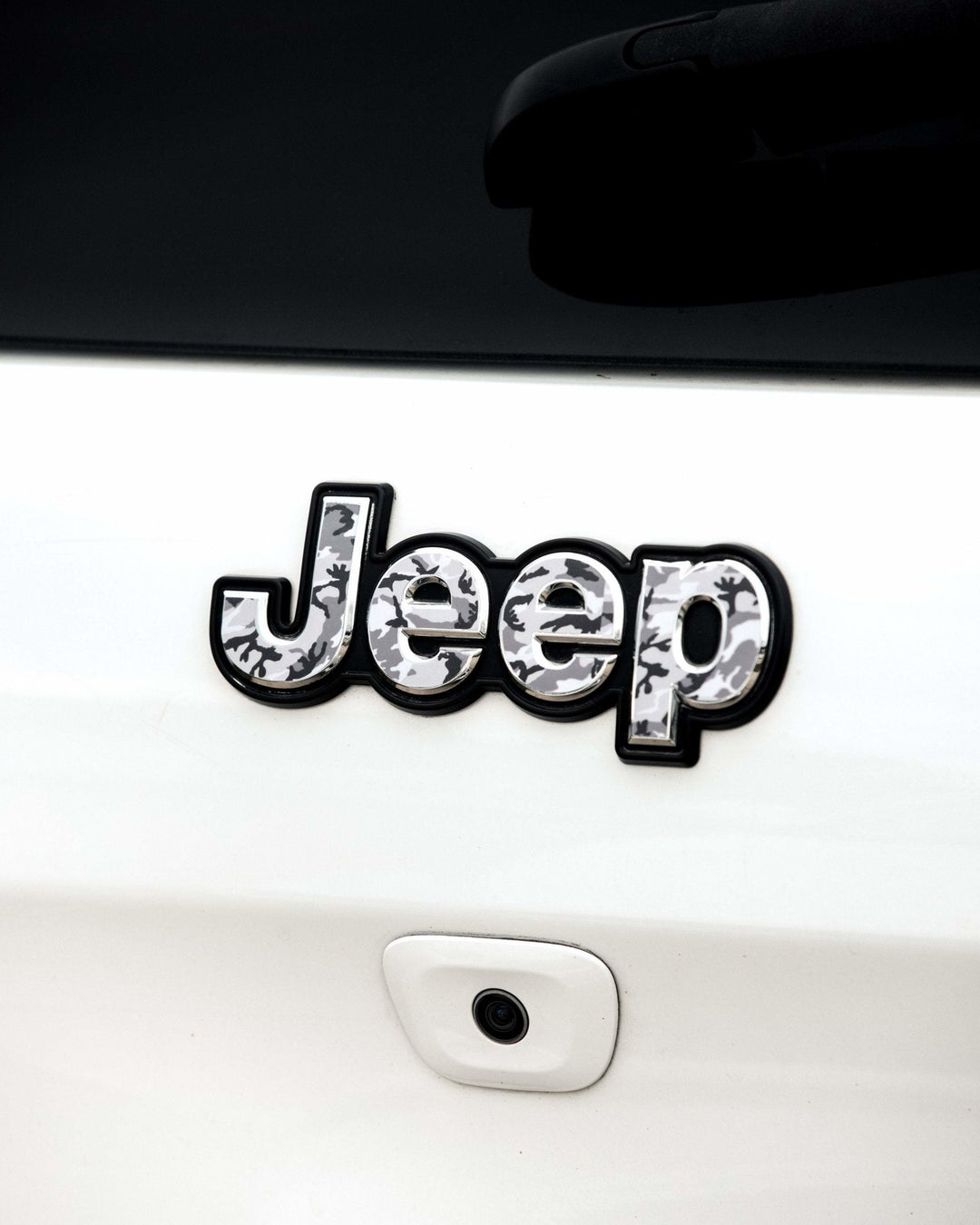 Camo Exterior Emblem Overlay for Jeep Vehicles