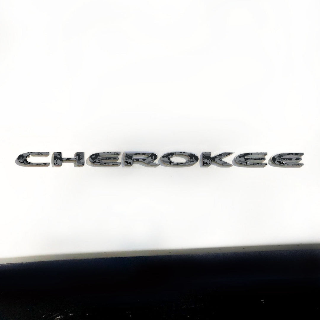 CHEROKEE Emblem Decal | Camo - fits 2014-2024 Cherokee