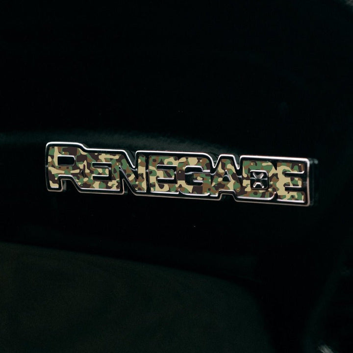 RENEGADE Emblem Decal | Camo - fits 2015-2024 Renegade