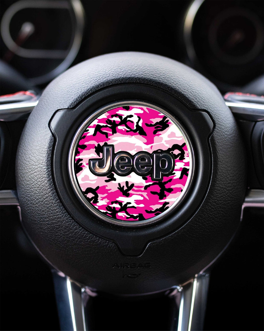 Camo Steering Wheel Decal for Jeep