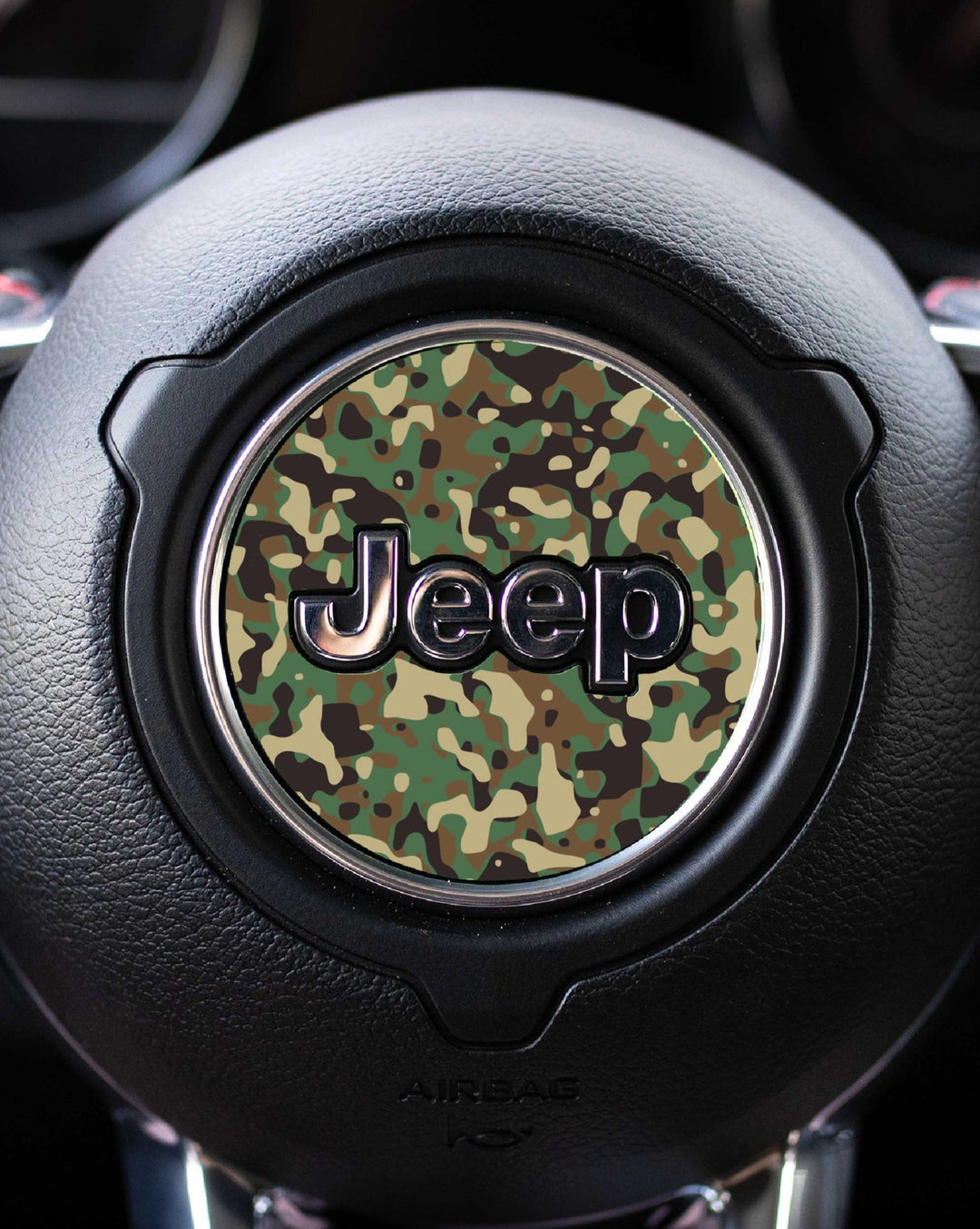 Camo Steering Wheel Decal for Jeep
