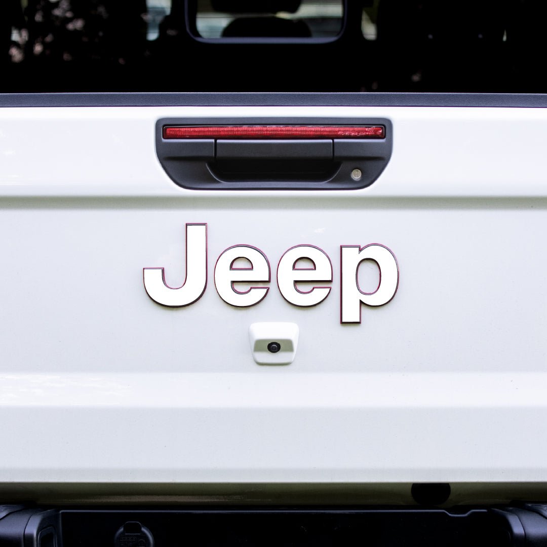 Custom Color Emblem Overlay Decal Accessory for Jeep Gladiator JT