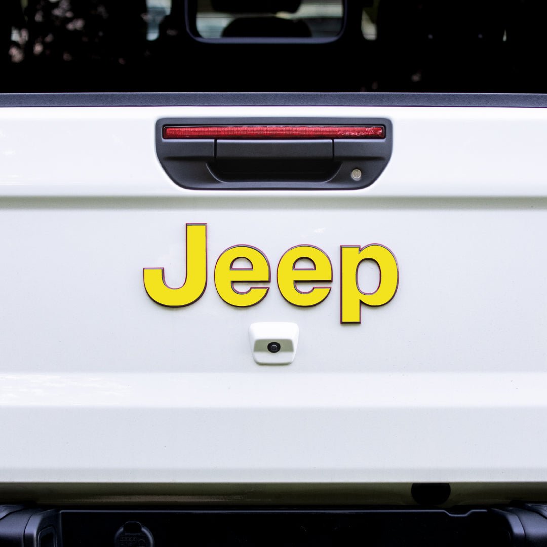Jeep Gladiator Emblem Decal set | Custom Color