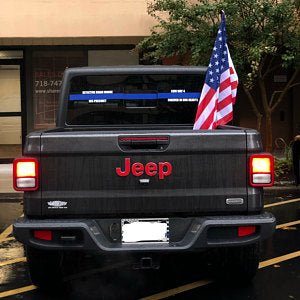 Custom Color Emblem Overlay Decal Accessory for Jeep Gladiator JT