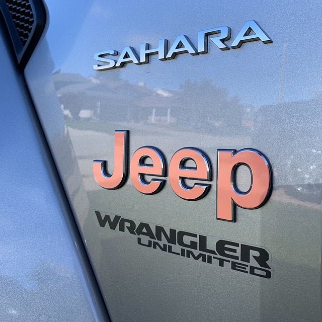 Jeep wrangler custom color emblem