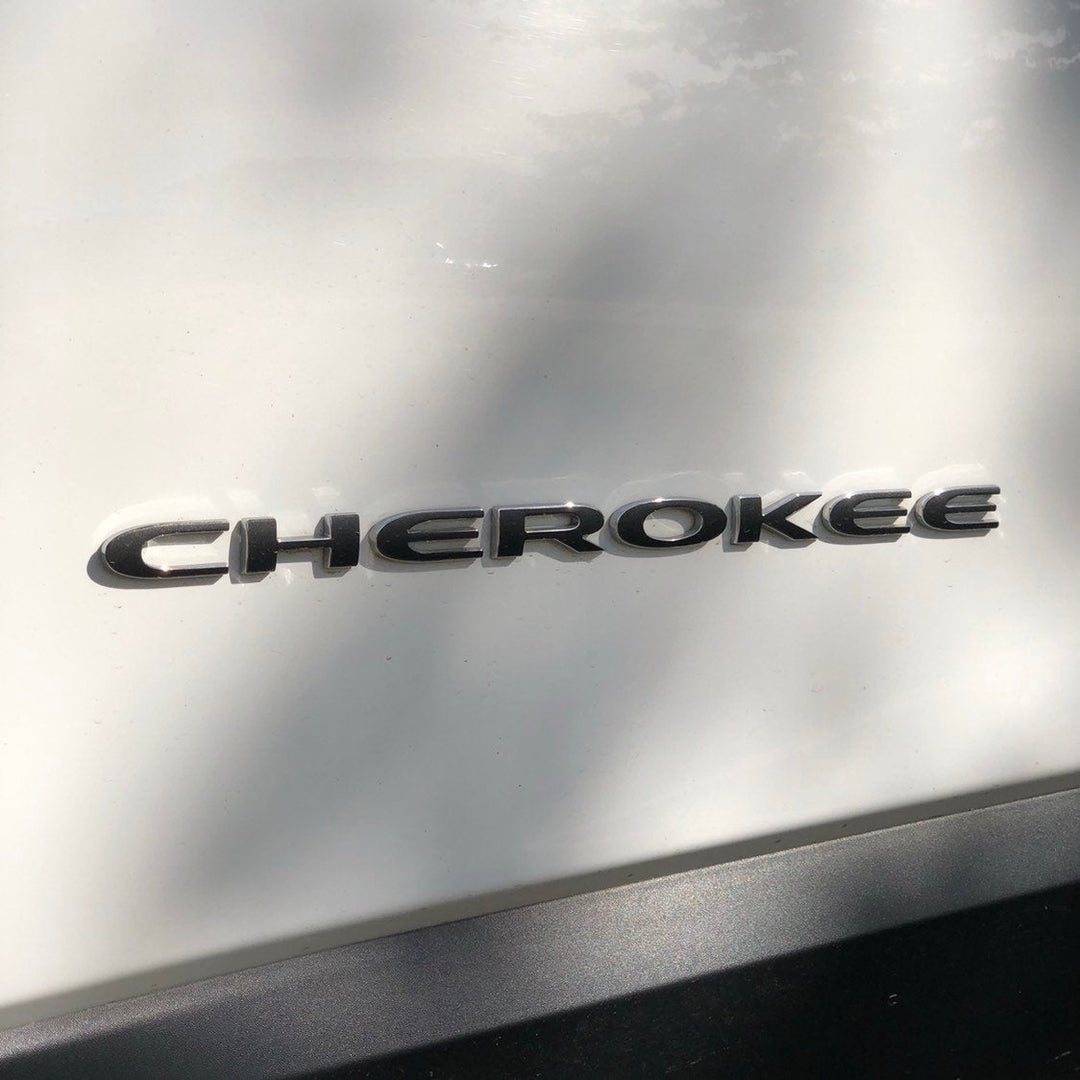 CHEROKEE Emblem Decal | Custom Color - fits 2014-2024 Cherokee