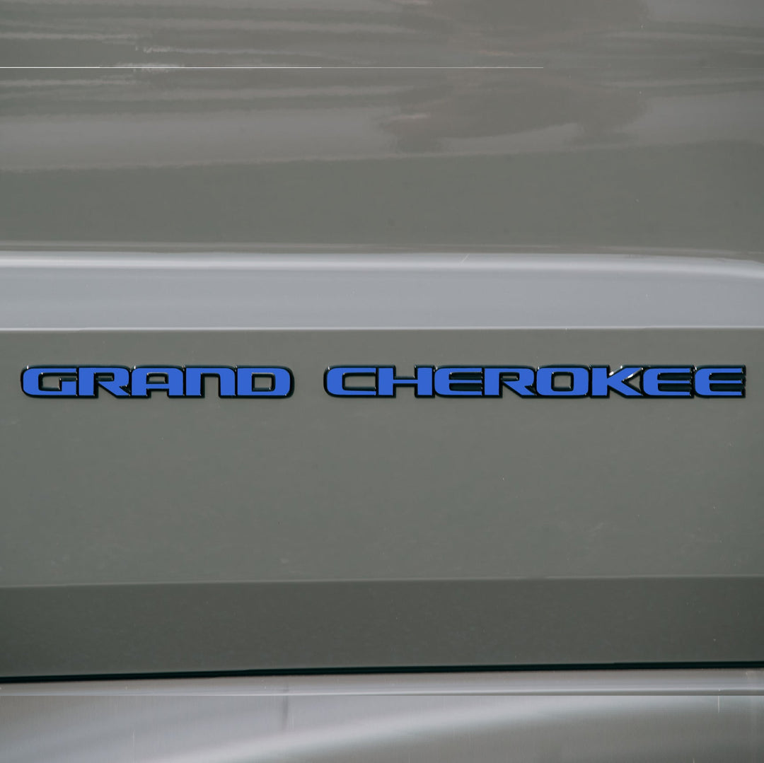 Custom Color Emblem Overlay Decals for 2017-2022 Grand Cherokee WK2