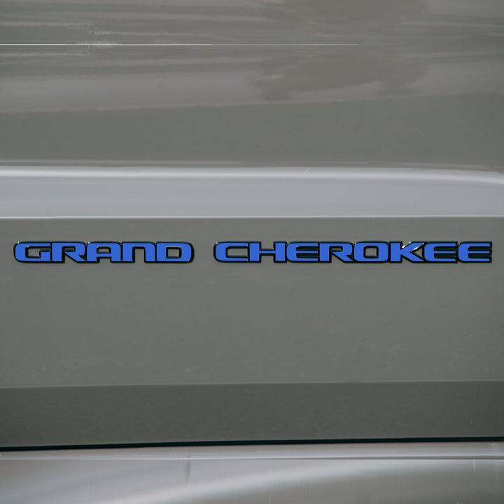 GRAND CHEROKEE Emblem Decal | Custom Color - fits 2017-2022 Grand Cherokee WK2