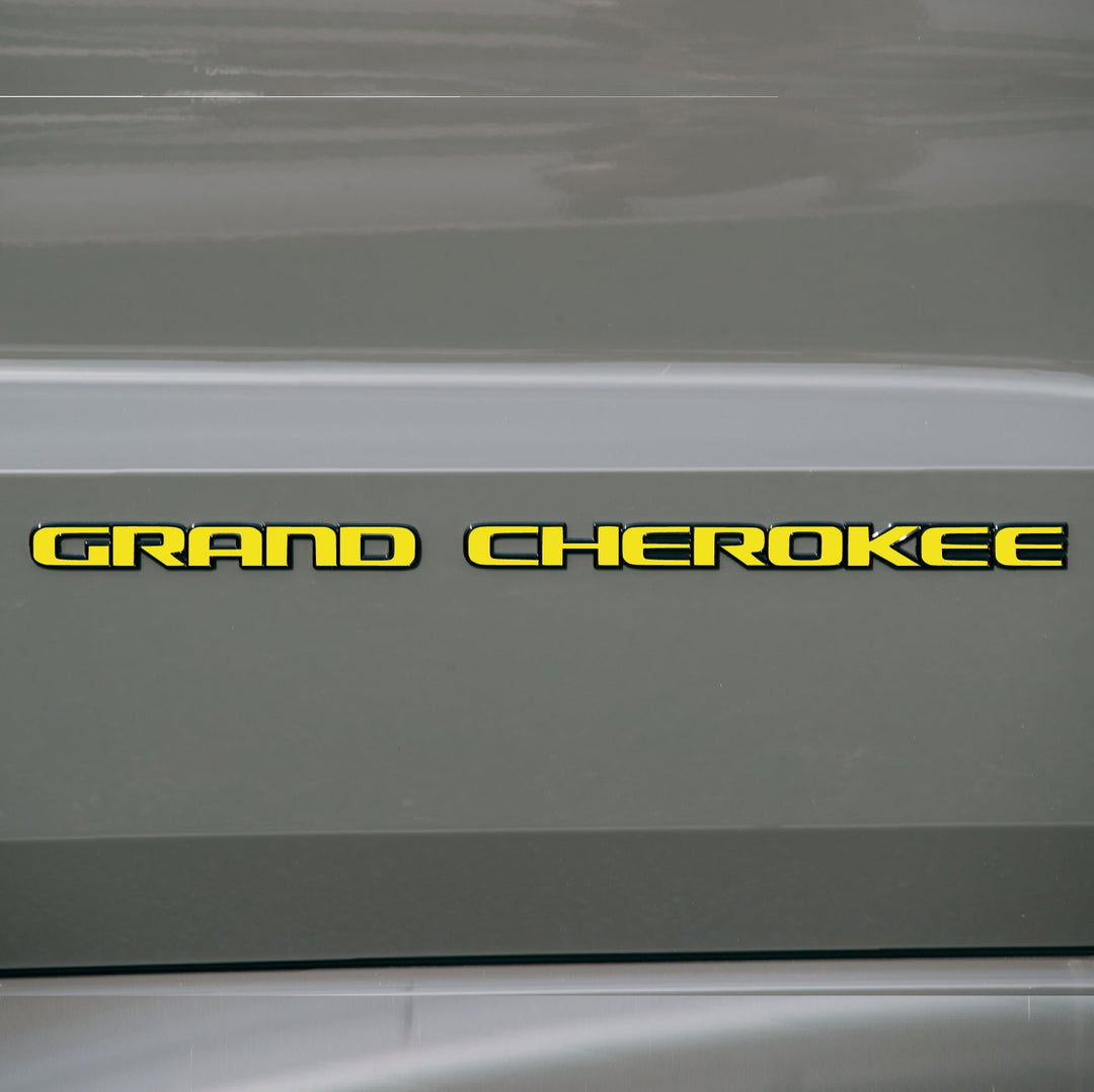 Custom Color Emblem Overlay Decals for 2017-2022 Grand Cherokee WK2