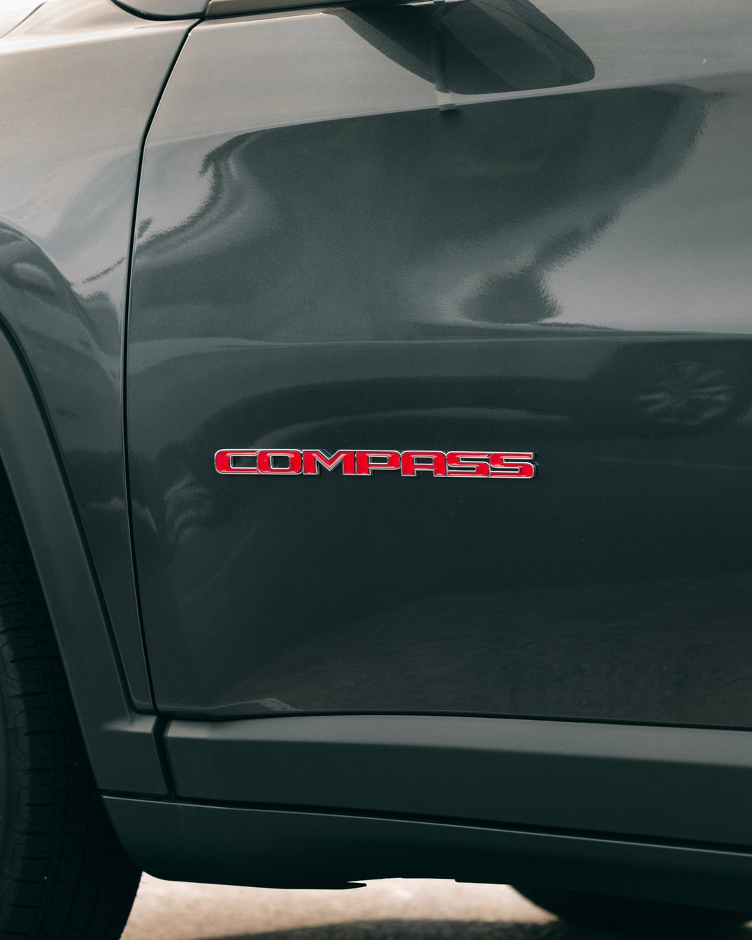 COMPASS Emblem Decal | Custom Color - fits 2011-2024 Jeep Compass
