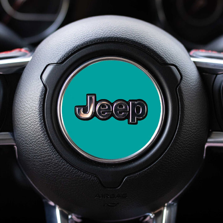 Custom Color Steering Wheel Accessory for Jeep vehicles