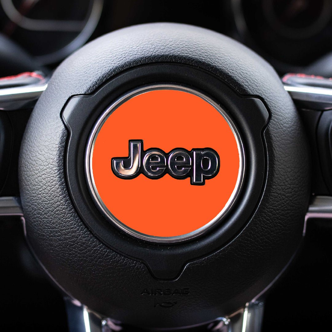 Custom Color Steering Wheel Decal for Jeep