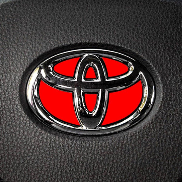Custom Color Steering Wheel Decal for Toyota Models 2007-2024