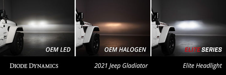 Elite LED Headlights for 2018-2023 Jeep JL Wrangler - AdventureLifeDecals