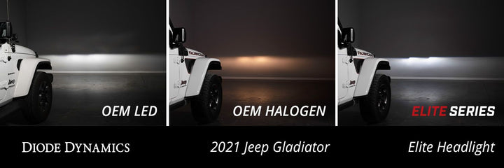 Elite LED Headlights for 2020-2023 Jeep JT Gladiator - AdventureLifeDecals